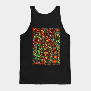 African Style No13, Tribal dance Tank Top